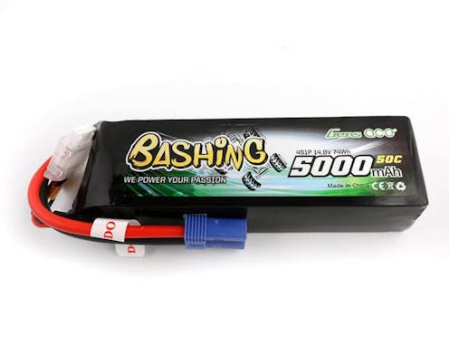#GC4S5000-50E5 - GENS ACE Li-Po Car 4S 14.8V 5000mAh 50C with EC5
