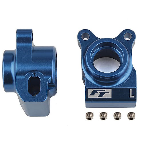#AS91877 - TEAM ASSOCIATED FT B6.2/B6.3 REAR HUBS BLUE ALUMINIUM