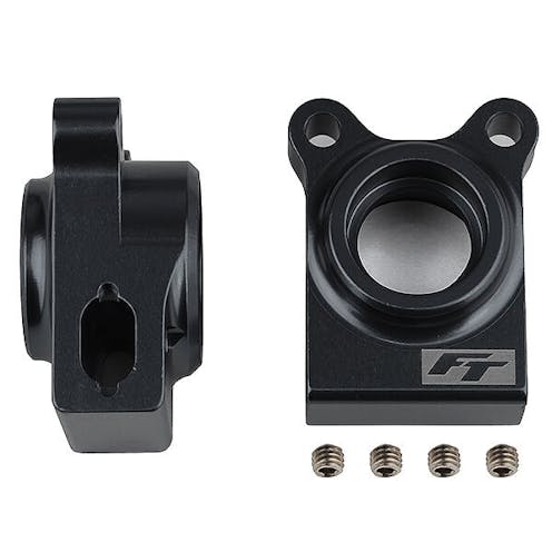 #AS92271 - TEAM ASSOCIATED FT B74.1 REAR HUBS BLACK ALUMINIUM