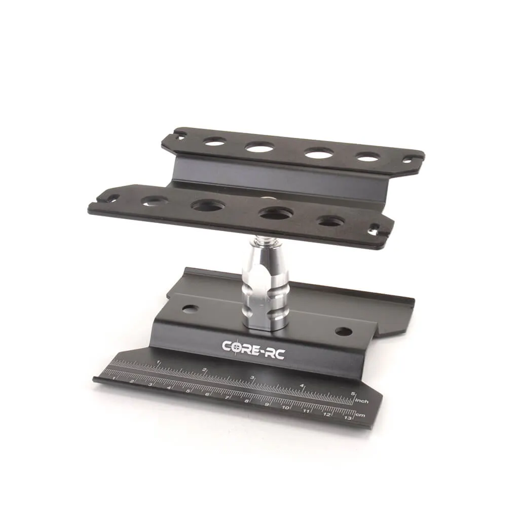 Rotatable Car Radiator Stand #CR798 - Core RC Rotating Car Stand - Black