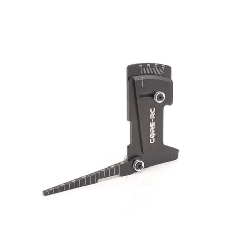 #CR800 - CORE RC Alloy Camber-Ride Height Gauge - Black