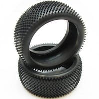 VR Tyres #VR-BS-141 - VR Tyres Small pin 1/8th Tyres - 1pr - BLACK