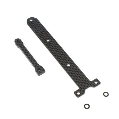 #AV10063-SET - Avid Carbon fibre chassis brace support - tuning set (TLR 22X-4)