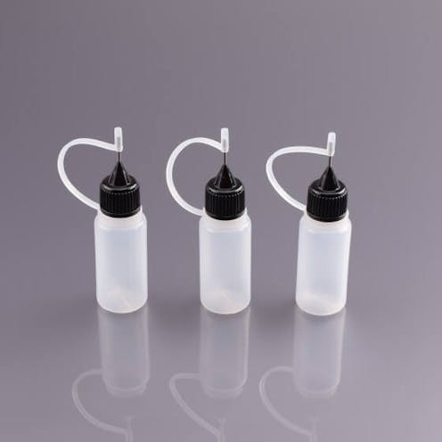 #RP0458 - Ruddog Steel Tipped Empty CA Glue Bottles - 3pcs (10ml)