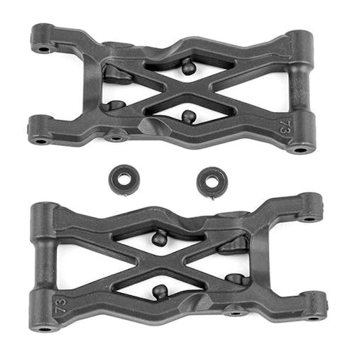 #AS91873 - TEAM ASSOCIATED B6.3 FT 73MM REAR SUSPENSION ARMS CARBON FIBRE