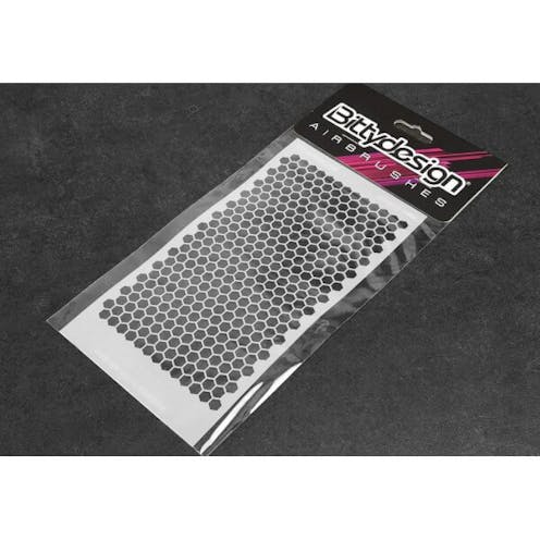 #BD-STC-002S - Bittydesign Vinyl Stencil - Honeycomb V1 - Small