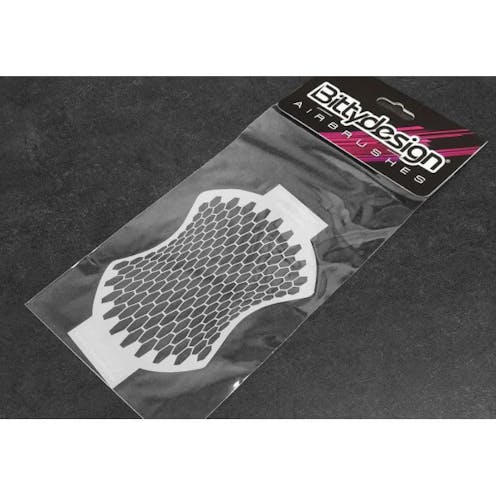 #BD-STC-003 - Bittydesign Vinyl Stencil - Honeycomb V2