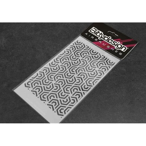 #BD-STC-008S - Bittydesign Vinyl Stencil - Ipnotic V4 - Small