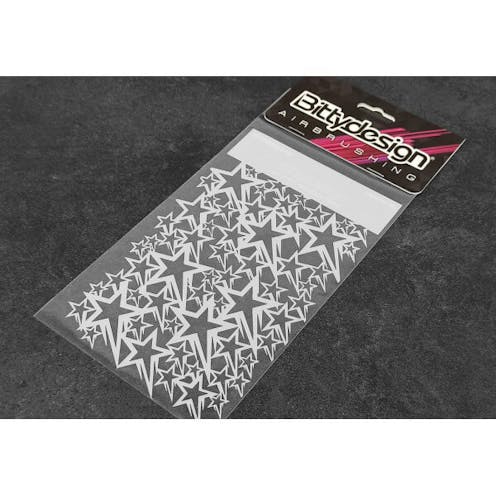 #BD-STC-011 - Bittydesign Vinyl Stencil - Stars V1