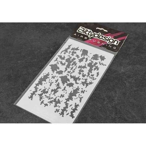 #BD-STC-017 - Bittydesign Vinyl Stencil - Camo Digi
