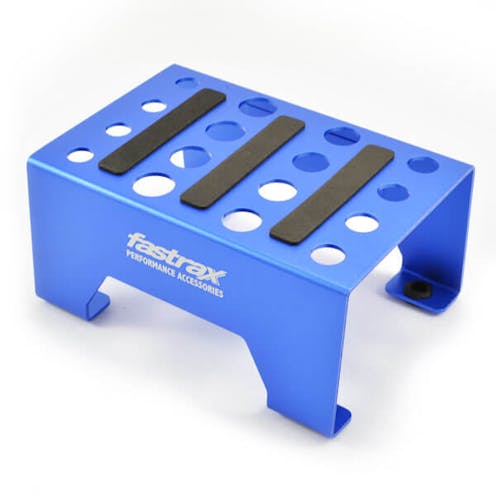 #FAST410 - FASTRAX UNIVERSAL ALUMINIUM CAR STAND BLUE