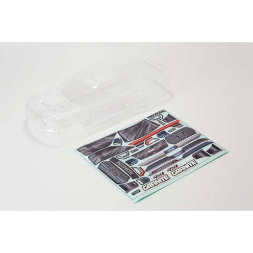 #ARA402308 - ARRMA Granite 4X4 Clear Body w/Decals And Window Masks