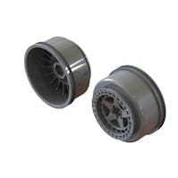 #ARA510126 - ARRMA SC 2.2"/3.0" Wheel 14mm Hex Gun Metal (2)