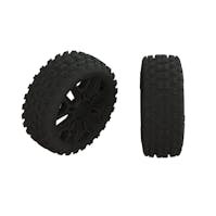 #ARA550088 - ARRMA Dboots '2HO' Tire Set Glued Gun Metal (2)