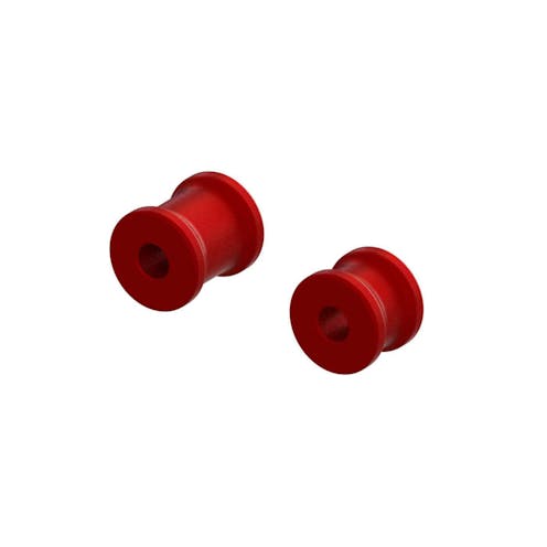 #ARA320569 - ARRMA Aluminum Chassis Brace Spacer Set Red