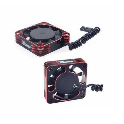 #SP-420003-06 - SURPASS V2 ALUMINUM 40x40x10mm 16000 RPM FAN - RED/BLACK