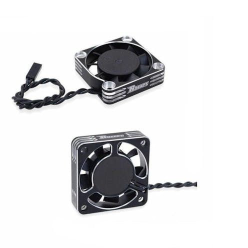 #SP-420003-08 - SURPASS V2 ALUMINUM 40x40x10mm 16000 RPM FAN - SILVER/BLACK
