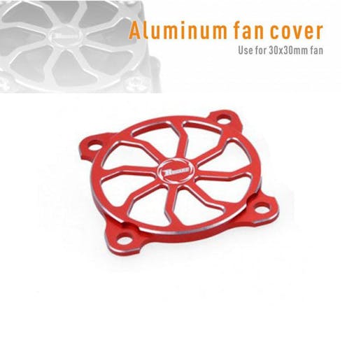#SP-360003-21 - SURPASS FAN COVER 30mm - RED/SILVER