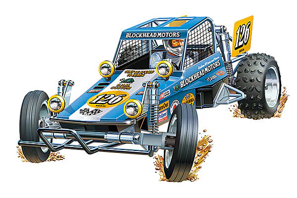 TA58695 - TAMIYA WILD ONE OFF ROADER-BLOCKHEAD MOTOR