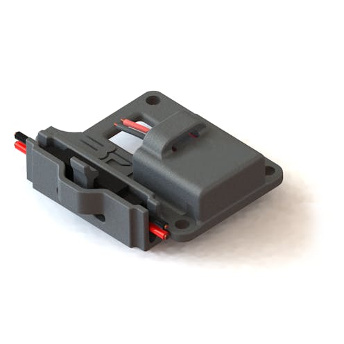 #BF12KYSR - BF - Battery Connector Holder for Kyosho (Futaba/Hitech Plug) - MP9-MP10