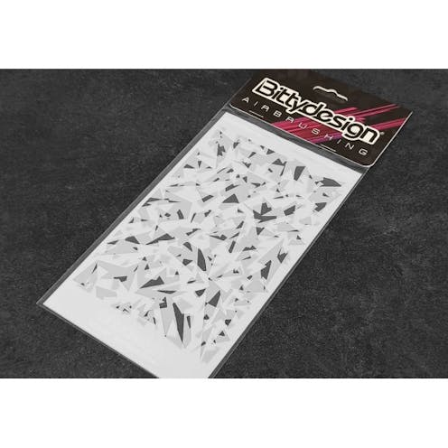 #BD-STC-018 - Bittydesign Vinyl Stencil - Camo Arctic