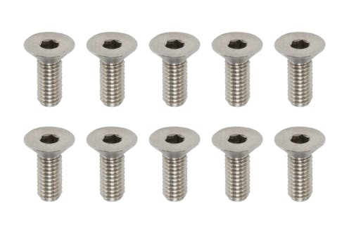 #RP-042081 - Racing Performer Precision Machined Titanium FH Socket Screw M3×8mm (10pcs)