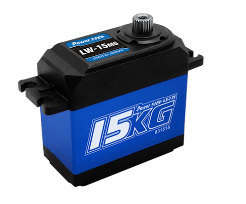 #HD-LW-15MG - Power HD LW-15MG Digital Waterproof HV Servo (15kg - 0.11sec)