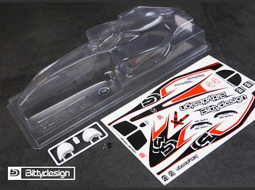 #BD-F1-T6R - Bitty Design 1/10 F1 Type 6R Bodyshell