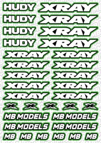 #BO-XR-G - Balls Out Xray Pre-Cut Stickers (A5) - GREEN