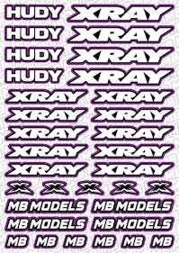 #BO-XR-P - Balls Out Xray Pre-Cut Stickers (A5) - PINK