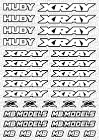 #BO-XR-W - Balls Out Xray Pre-Cut Stickers (A5) - WHITE