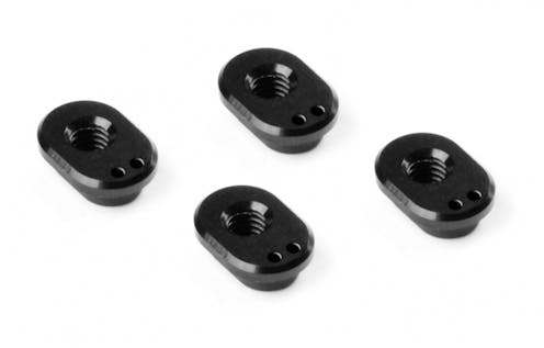 #XR302311 - TEAM XRAY X4 ALU CASTER BUSHING FRONT 4° / REAR 1.5° - 2 DOTS (4)