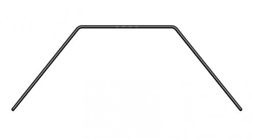 #XR303824 - TEAM XRAY X4 ANTI-ROLL BAR - REAR 1.4 MM