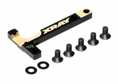 #XR303767 - TEAM XRAY X4 BRASS CHASSIS T-BRACE 10g