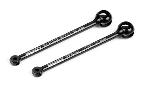 #XR305337 - TEAM XRAY X4 CVD BB DRIVE SHAFT 52MM - HUDY SPRING STEEL™ (2)