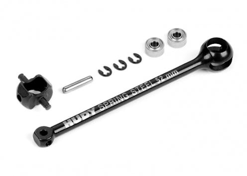 #XR305407 - TEAM XRAY X4 CVD BB DRIVE SHAFT 52MM - HUDY SPRING STEEL™ - SET