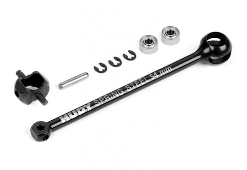 #XR305408 - TEAM XRAY X4 CVD BB DRIVE SHAFT 54MM - HUDY SPRING STEEL™ - SET