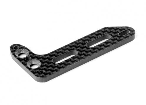 #XR306237 - TEAM XRAY X4 GRAPHITE FLOATING SERVO HOLDER 3.0MM