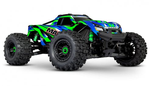 #TRX89086-4-GRN - Traxxas Green WideMaxx Maxx 1:10 4X4 Brushless RTR Monster Truck (+ TQi, TSM, VXL-4S, Velineon 540XL)