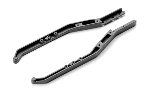 #XR321250-G - COMPOSITE CHASSIS SIDE GUARDS FOR BENT SIDES CHASSIS L+R - GRAPHITE