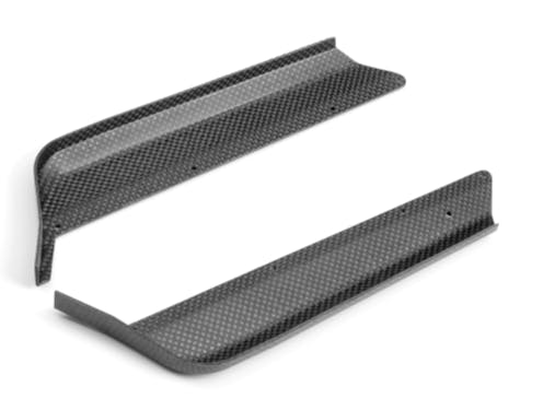#XR351160 - XB8 / XB8E CARBON FIBER CHASSIS SIDE GUARD L+R