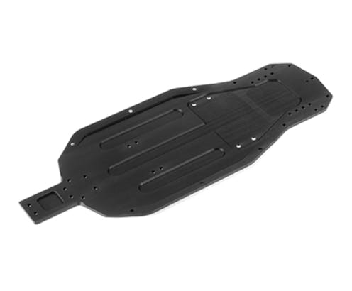 #XR321114 - XB2'22 ALU CHASSIS WITH BENT SIDES - SWISS 7075 T6 - 2.5MM - SHORT