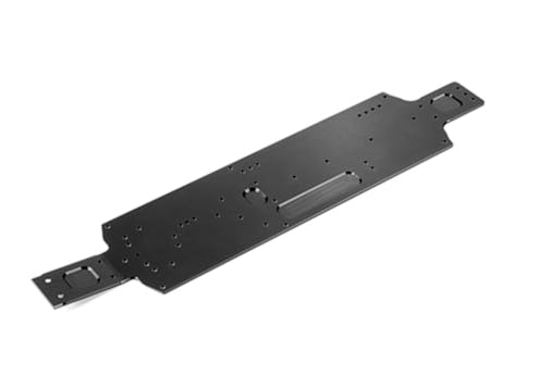 #XR361111 - XB4'22 ALU CHASSIS - SWISS 7075 T6 - 2MM