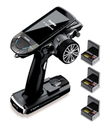 #FUT05003215-3 - Futaba T10PX Radio F-4G/SR/T-FHSS with 3x R404SBS-E RX