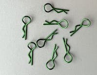 #BO8004 - Balls Out Small Body Clips - 8pcs - Met Green