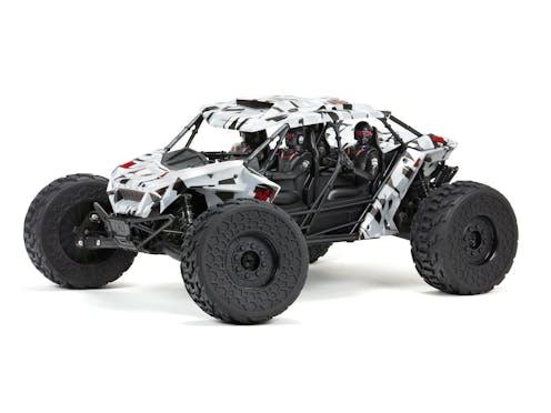 #ARA7618T2 - ARRMA 1/7 FIRETEAM 6S 4WD BLX Speed Assault Vehicle RTR White