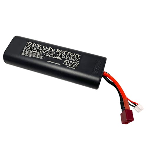 #100C-5200SC - ZOMBIE 5200mah 7.4V 100C TAMIYA SIZE STICK PACK - DEANS PLUG