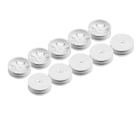 #XR329904-M - TEAM XRAY 2WD FRONT SLIM WHEEL AERODISK WITH NARROW OFFSET - WHITE (10)
