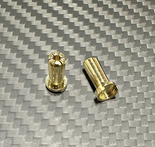 #B-TZ-100018S - ZOMBIE 5MM SHORT MALE CONNECTOR - 2PCS