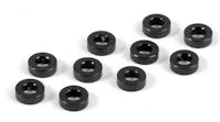 #S-TZ-B00200 - ZOMBIE Alloy 3x6mm high precision shims (2.0mm) 10pcs Black